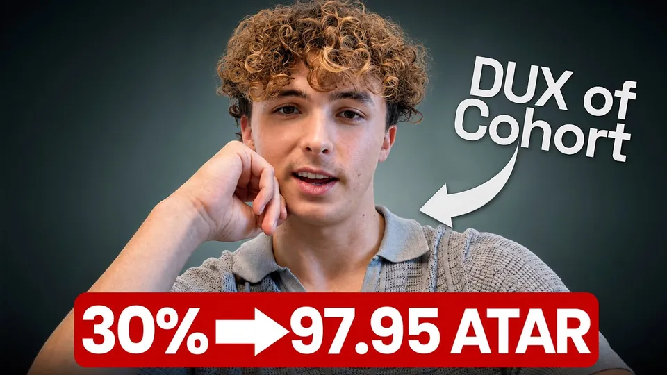 Braeden: 30% to 97.95 ATAR