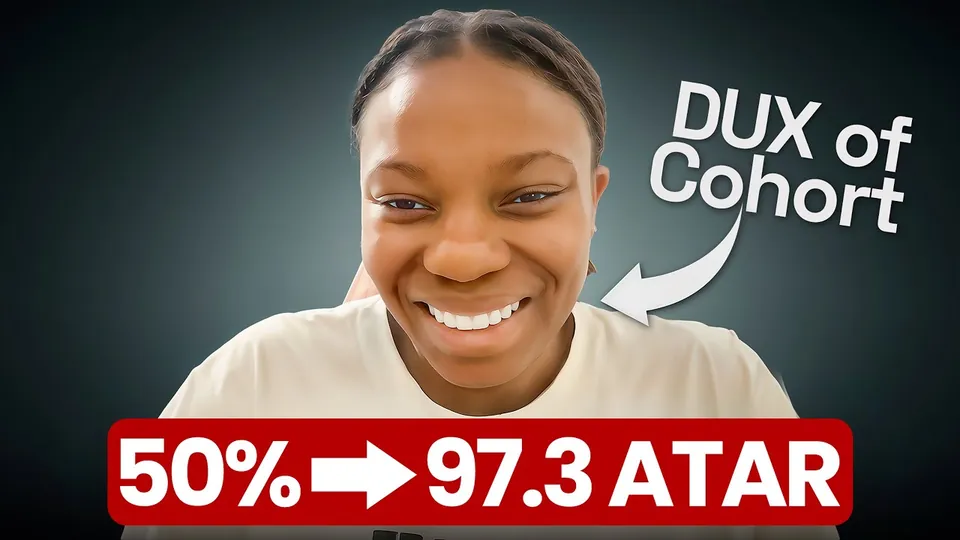 Retha: 50–60% to 97.3 ATAR